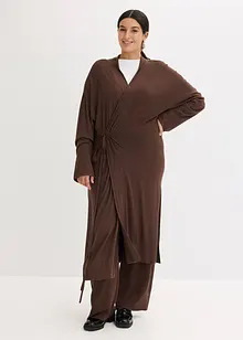 Stickad cardigan av mjuk viskosmix, bonprix