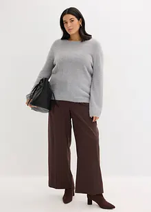 Mjuk tröja med vida ärmar, bonprix