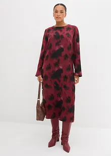 Midiklänning av satin, bonprix