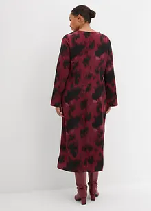 Midiklänning av satin, bonprix