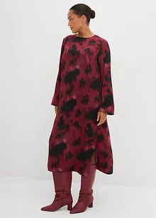 Midiklänning av satin, bonprix