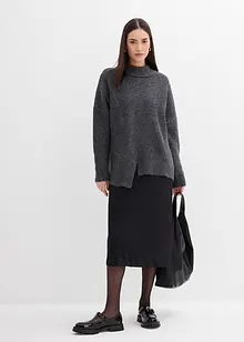 Tröja med asymmetrisk nederkant, bonprix
