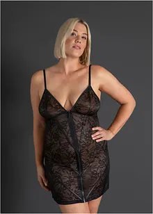 Klänning av spets med dragkedja, bonprix