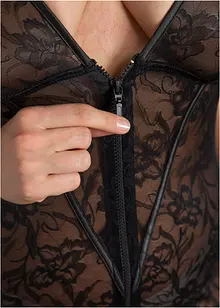 Klänning av spets med dragkedja, bonprix