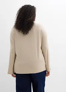 Oversizetopp i stretchig viskosmix med fint fall, bonprix
