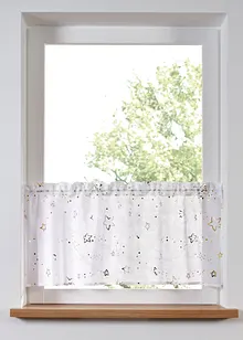 Cafégardin med glansiga stjärnor, bonprix