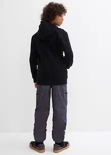 Cargobyxa med värmande jerseyfoder, avslappnad passform, bonprix