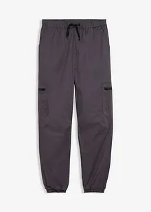 Cargobyxa med värmande jerseyfoder, avslappnad passform, bonprix