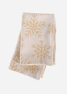 Tygservetter i jacquard av ekologisk bomull (2-pack), bonprix
