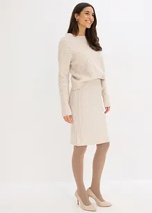 Termostrumpbyxa med fleecefoder (150 den), bonprix