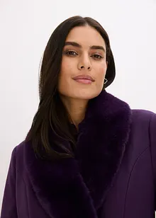 Kappa med avknäppbar krage i pälsimitation, bonprix