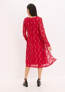 Klänning med spets (dubbelpack, 2 delar), bonprix