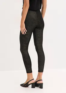 Leggings av sammet med glitter, bonprix