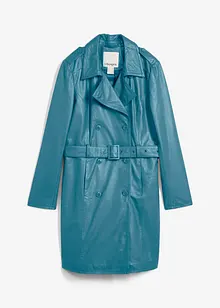 Trenchcoat av lammnappa, bonprix