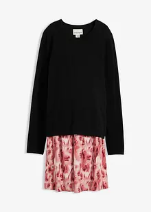 Mammaklänning med amningsöppning, av bomull och viskos, bonprix