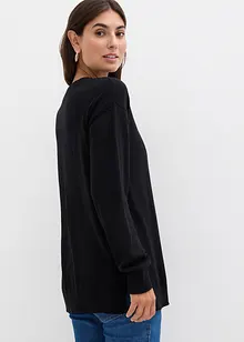 Mjuk mammatröja med amningsöppningar, av ekologisk bomull, bonprix