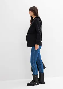 Mammasweatshirt av ekologisk bomull, med amningsöppningar, bonprix