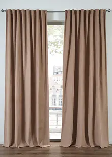 Termogardin med baksida i polarfleece (1-pack), bonprix