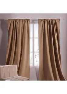 Mörkläggande gardinlängd med foder, även extra lång (1-pack), bonprix