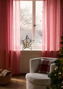 Gardinlängd med vävda ränder (1-pack), bonprix