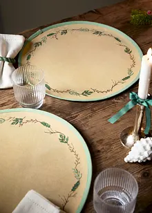 Bordstablett av ekologisk bomull (2-pack), bonprix