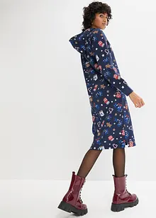 Trikåklänning med julmotiv, bonprix