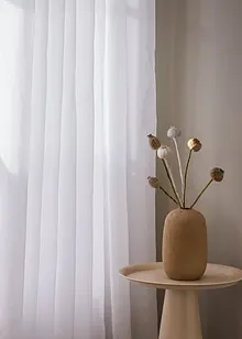 Gardin med återvunnen polyester och fint strukturerad yta (1-pack), bonprix