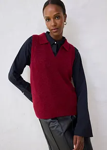 Slipover med alpackaull, bonprix