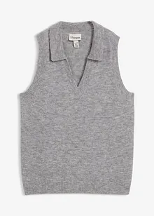 Slipover med alpackaull, bonprix