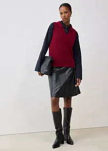 Slipover med alpackaull, bonprix