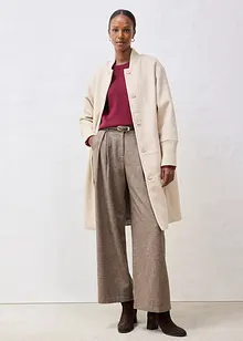 Yllekappa med stickade detaljer, bonprix