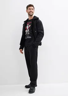 T-shirt med jultryck, ekologisk bomull, bonprix