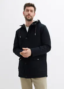 Vinterparkas med teddyfodrad huva, bonprix