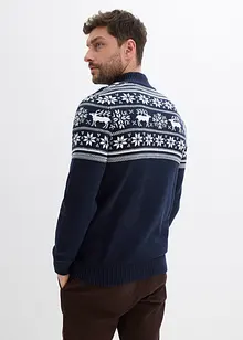 Hudvänlig lusemönstrad cardigan i ren bomull, bonprix