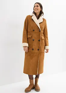 Kappa i skinnimititation med värmande teddyfoder, bonprix