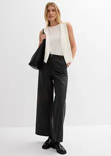 Stickat linne av ren bomull, bonprix