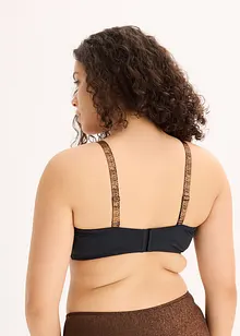 Balconette-BH i glittrigt material, bonprix