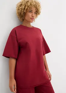 Lång T-shirt i ren bomull, bonprix