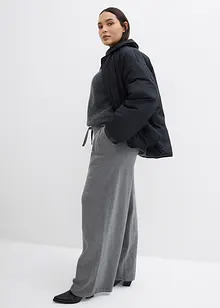 Stickad byxa av mjuk kashmirmix, bonprix