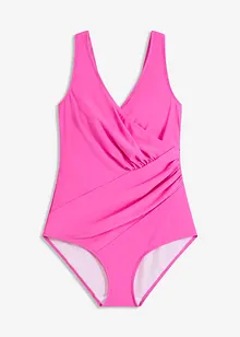 Baddräkt med omlottlook och medelhög formande effekt, bonprix
