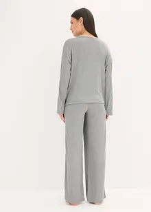 Pyjamas i mjuk pointellejersey, bonprix