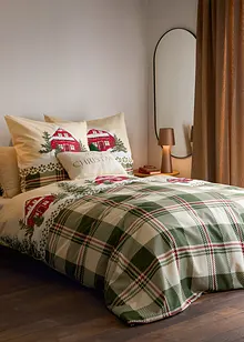 Sängkläder med hus och rutor, bonprix