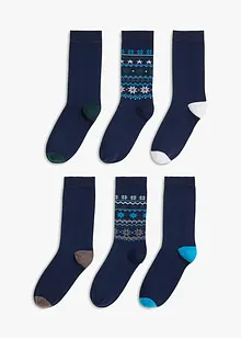 Strumpor med ekologisk bomull (6-pack), bonprix