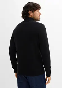 Cardigan med ståkrage i återvunnet material, bonprix