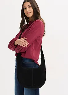 Handväska i skinn, bonprix