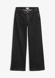 Wide Leg Jeans Mid Waist, Full Length, bonprix