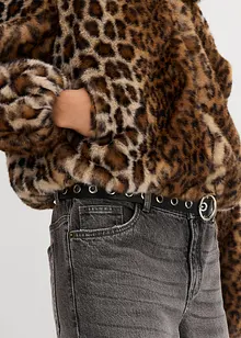 Oversizejacka i pälsimitation, bonprix