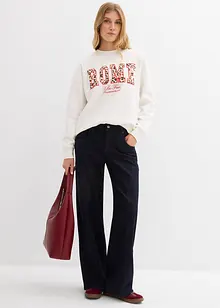 Oversizesweatshirt av ekologisk bomull, bonprix