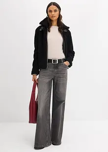 Jacka i teddyfleece, bonprix