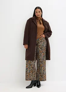 Topp med viskos och satinrosett, bonprix